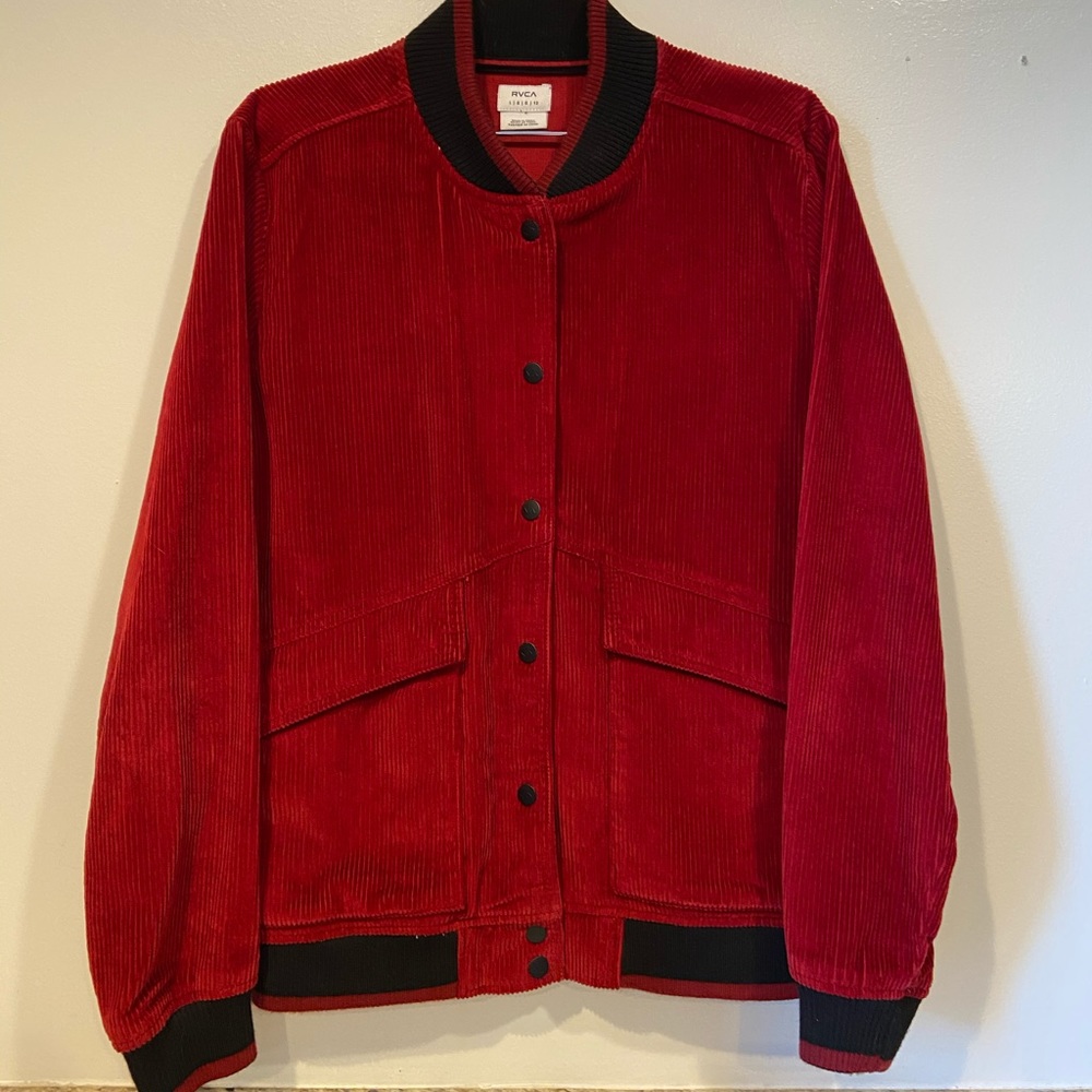 Women’s corduroy bomber jacket